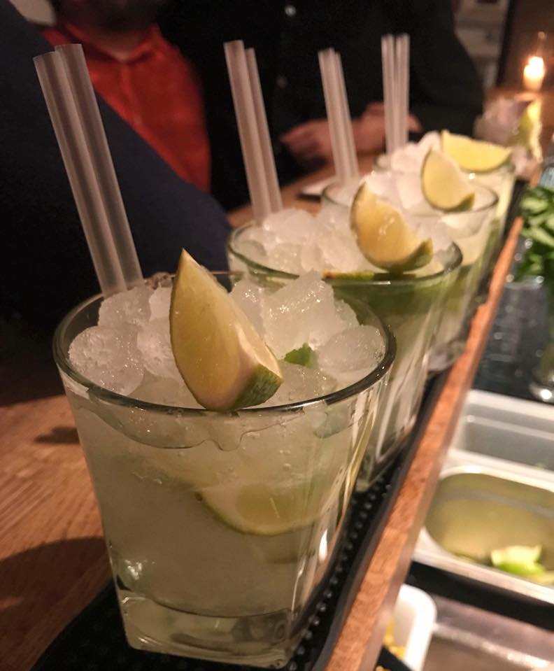 Caipirinha cocktails hos Cafe Katz